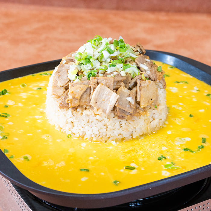 デカ盛り 鉄板チャーハン