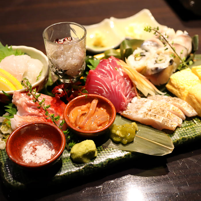四〇屋名物！！ とびっきりの大将刺盛り