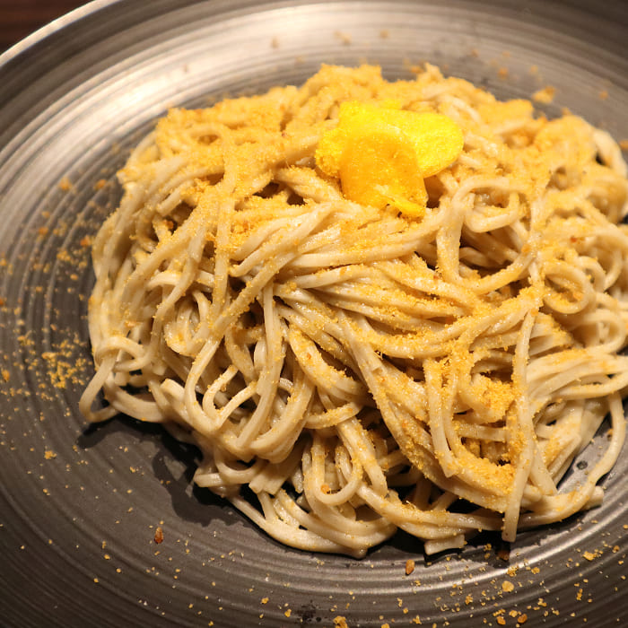 常陸秋そば使用 からすみ蕎麦